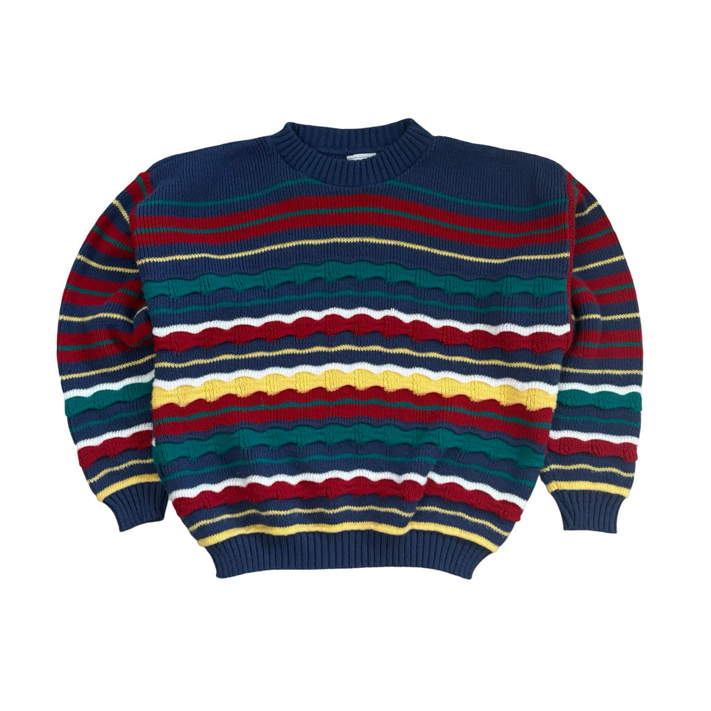 Cabin Creek Striped Women's Large Sweater