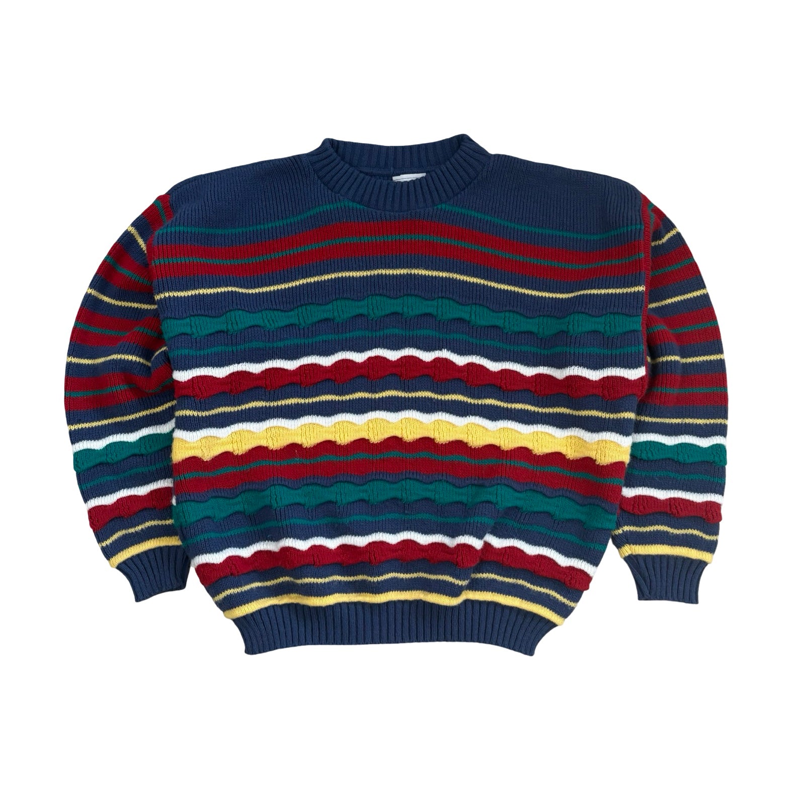 Cabin Creek Striped Women's Large Sweater