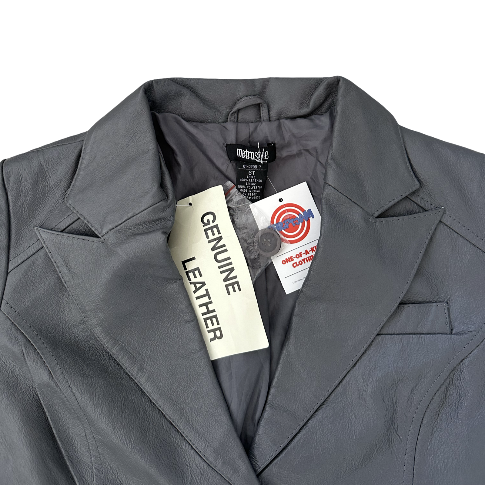 MetroStyle Small Leather Jacket