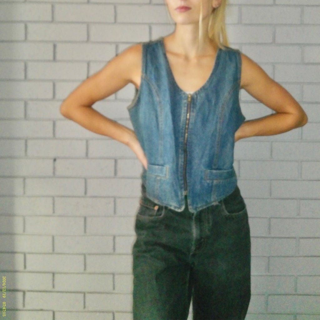 Mickey Inc. Medium Denim Vest