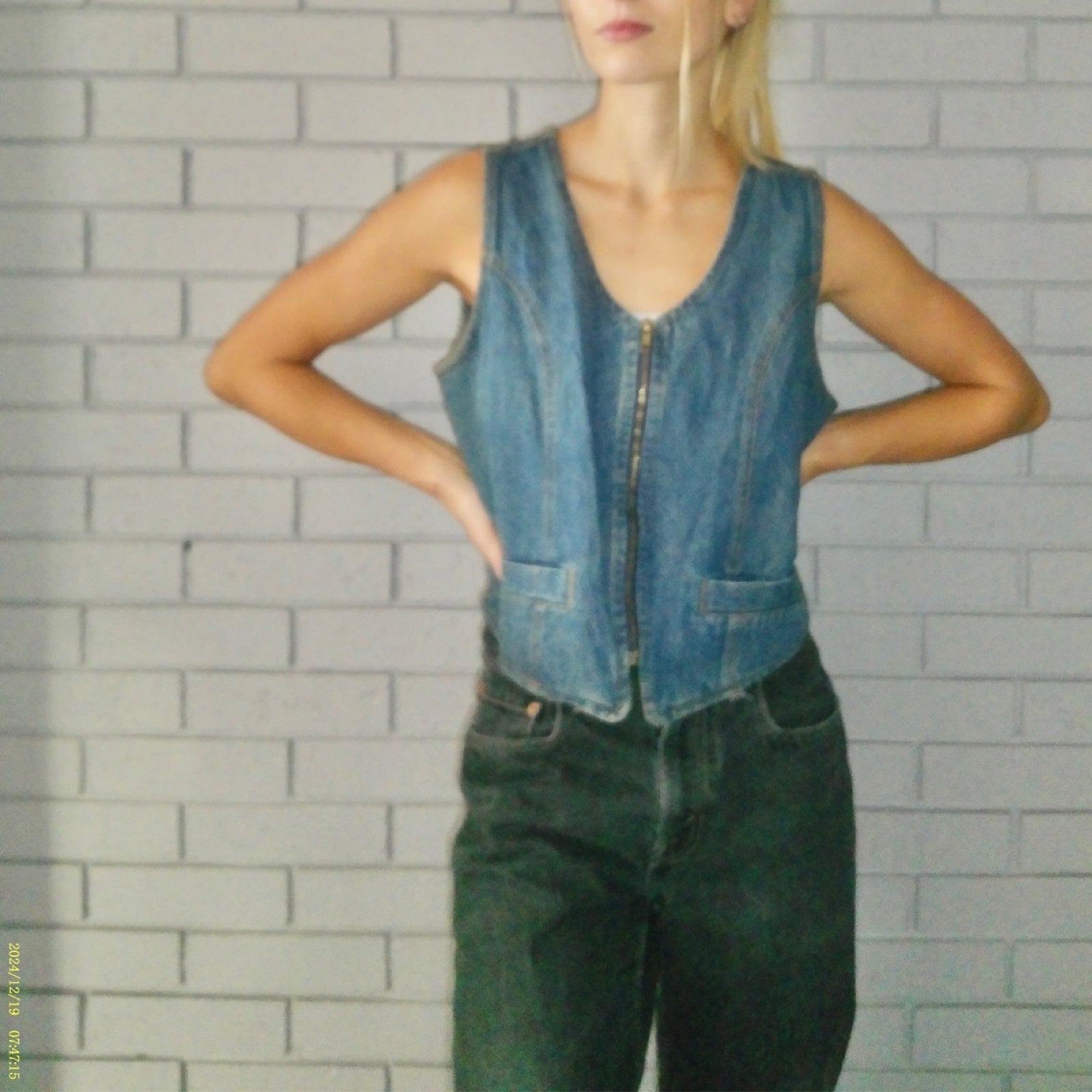 Mickey Inc. Medium Denim Vest