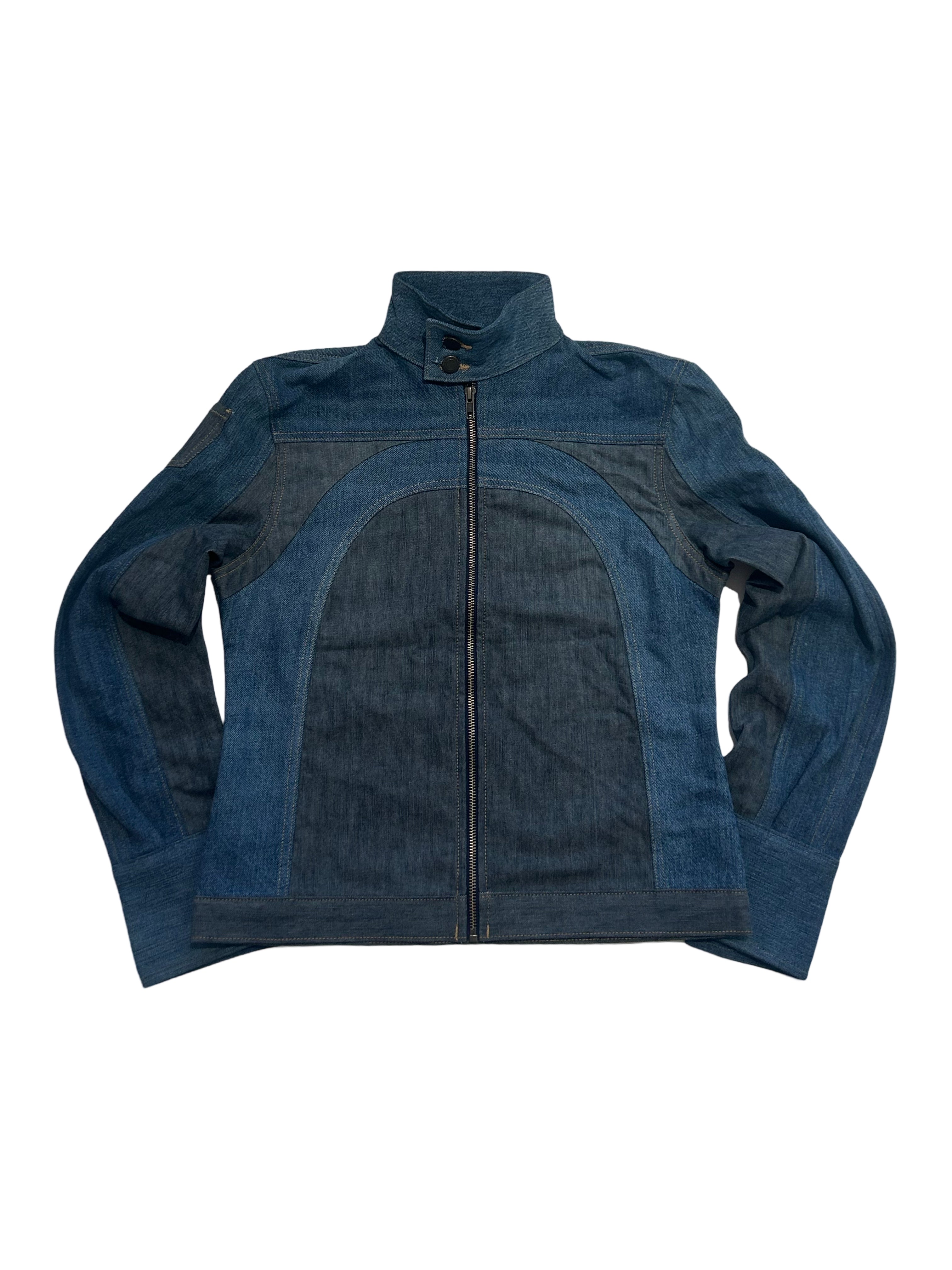 Denim Moto Jacket Women's Rework