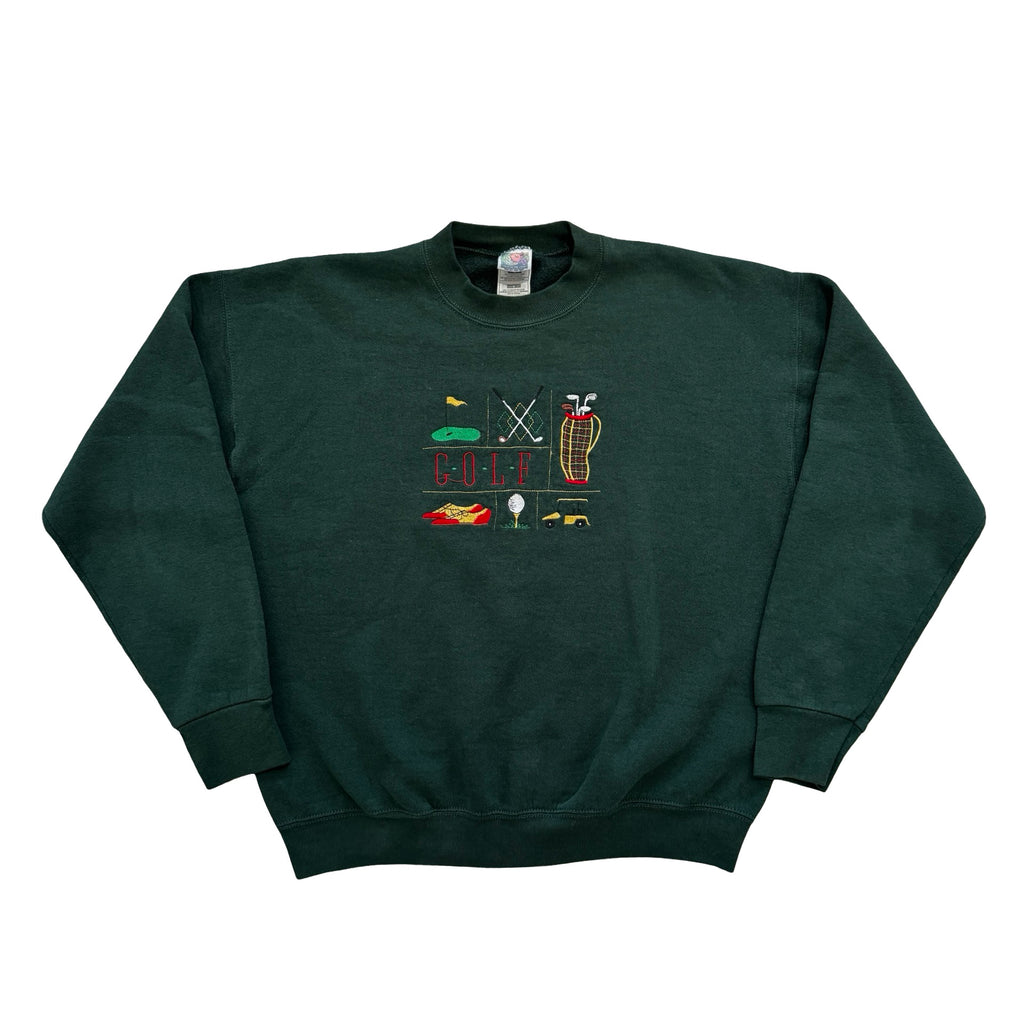 Embroidered Golf Large Crewneck