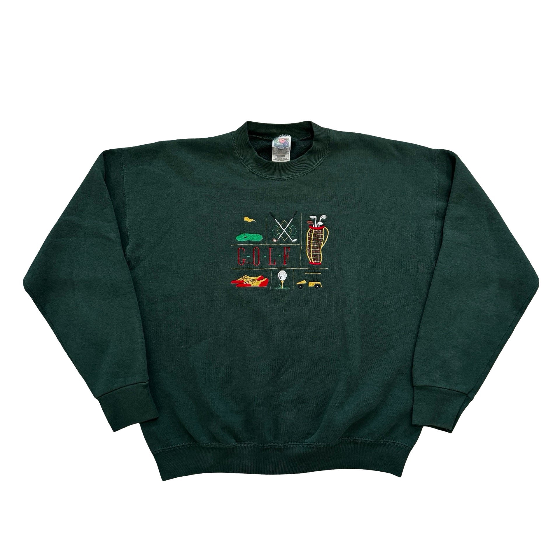 Embroidered Golf Large Crewneck