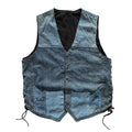 Color Block XL Denim Vest