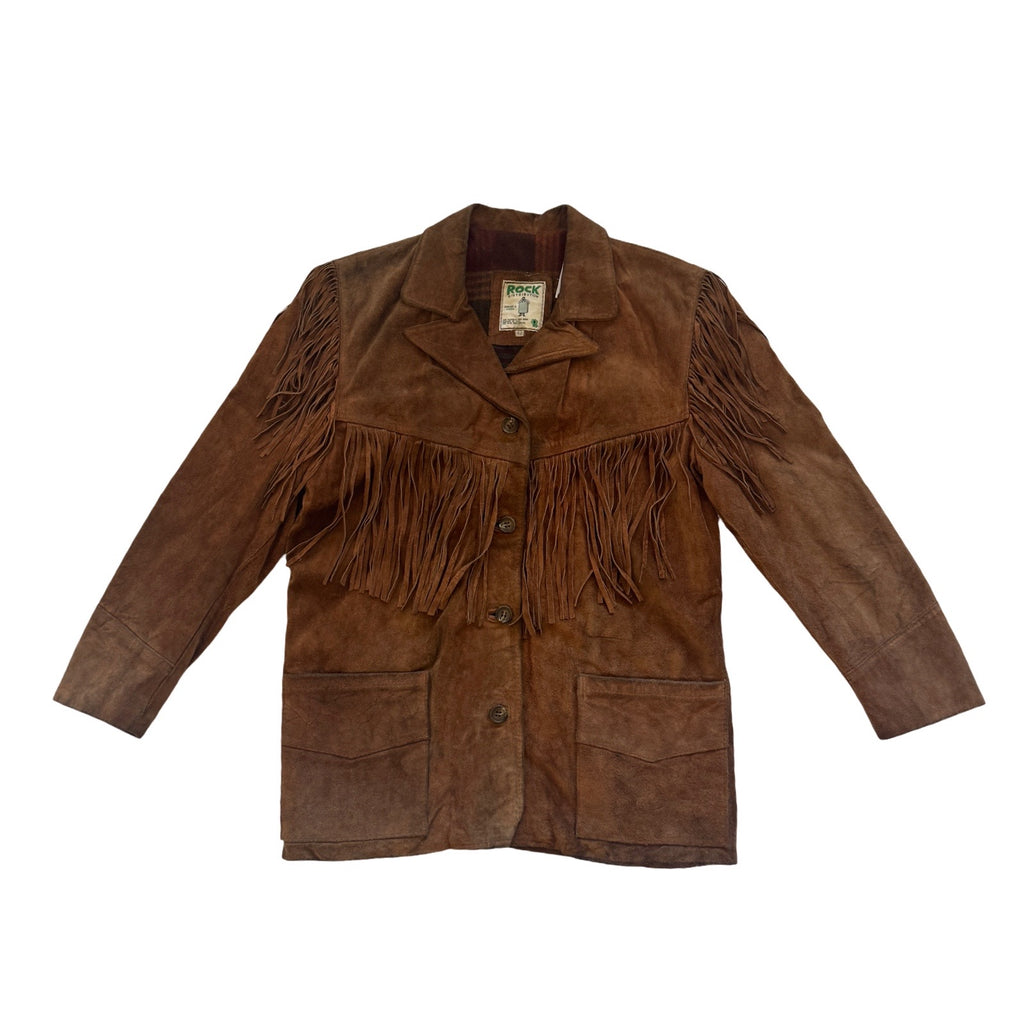 Rock Distribution Large Suede Fringe Jacket