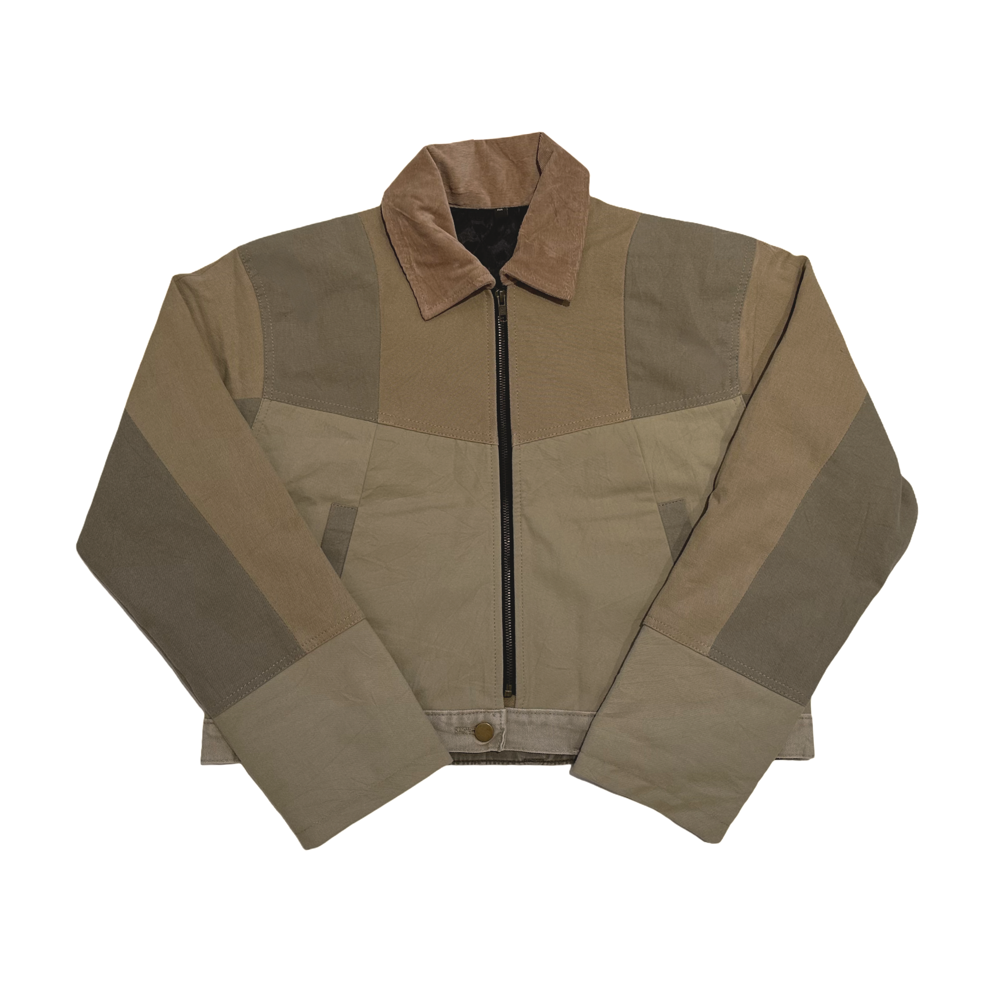 "THE CROP" Cropped Monochrome Patchwork Jackets