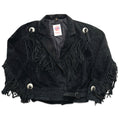 Black Small Suede Fringe Jacket