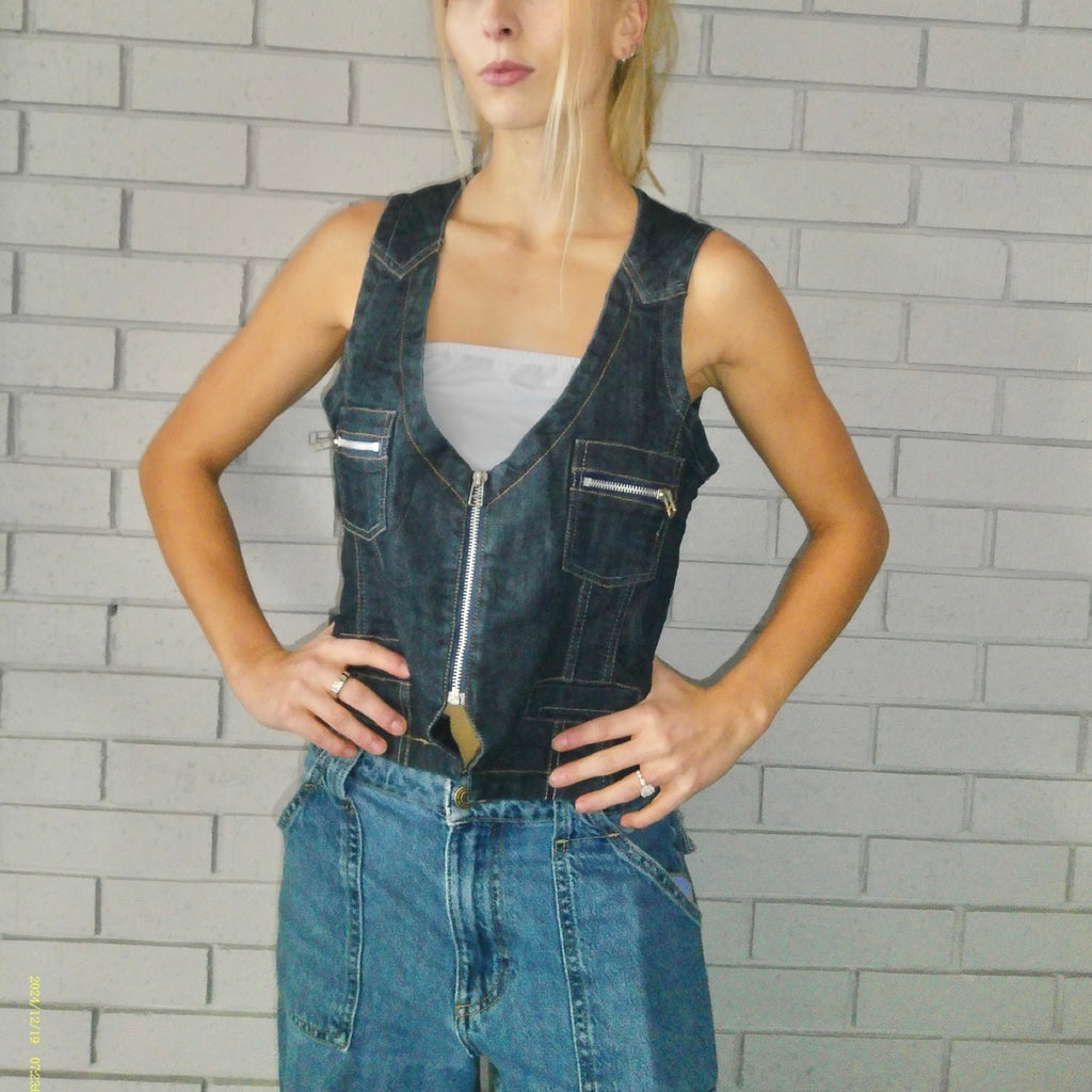 Miss Sasa Medium Denim Vest