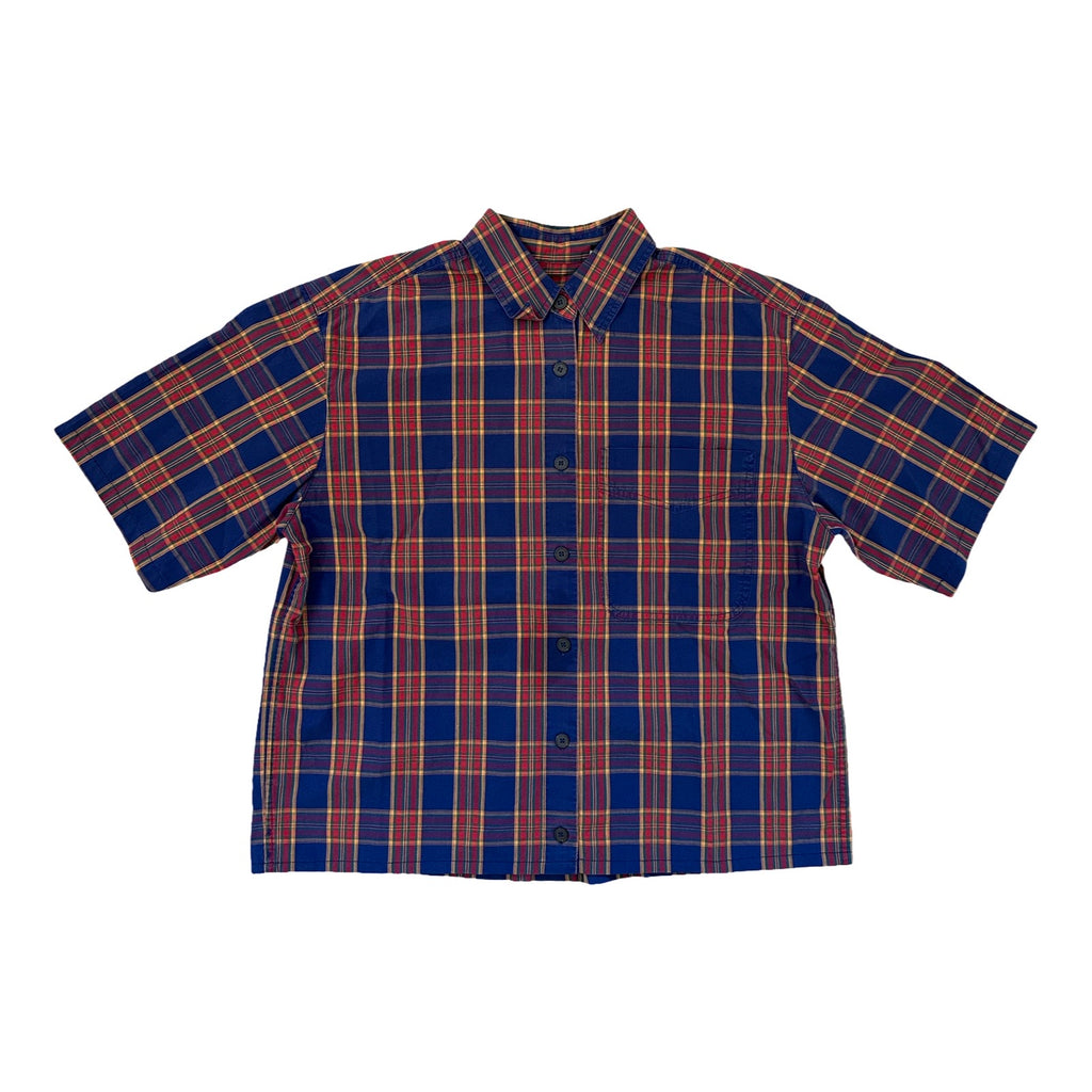Boxy Waistline Cut Shirt - Warm Colorways