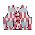 Gingham Picnic Quilted Vest Reworks