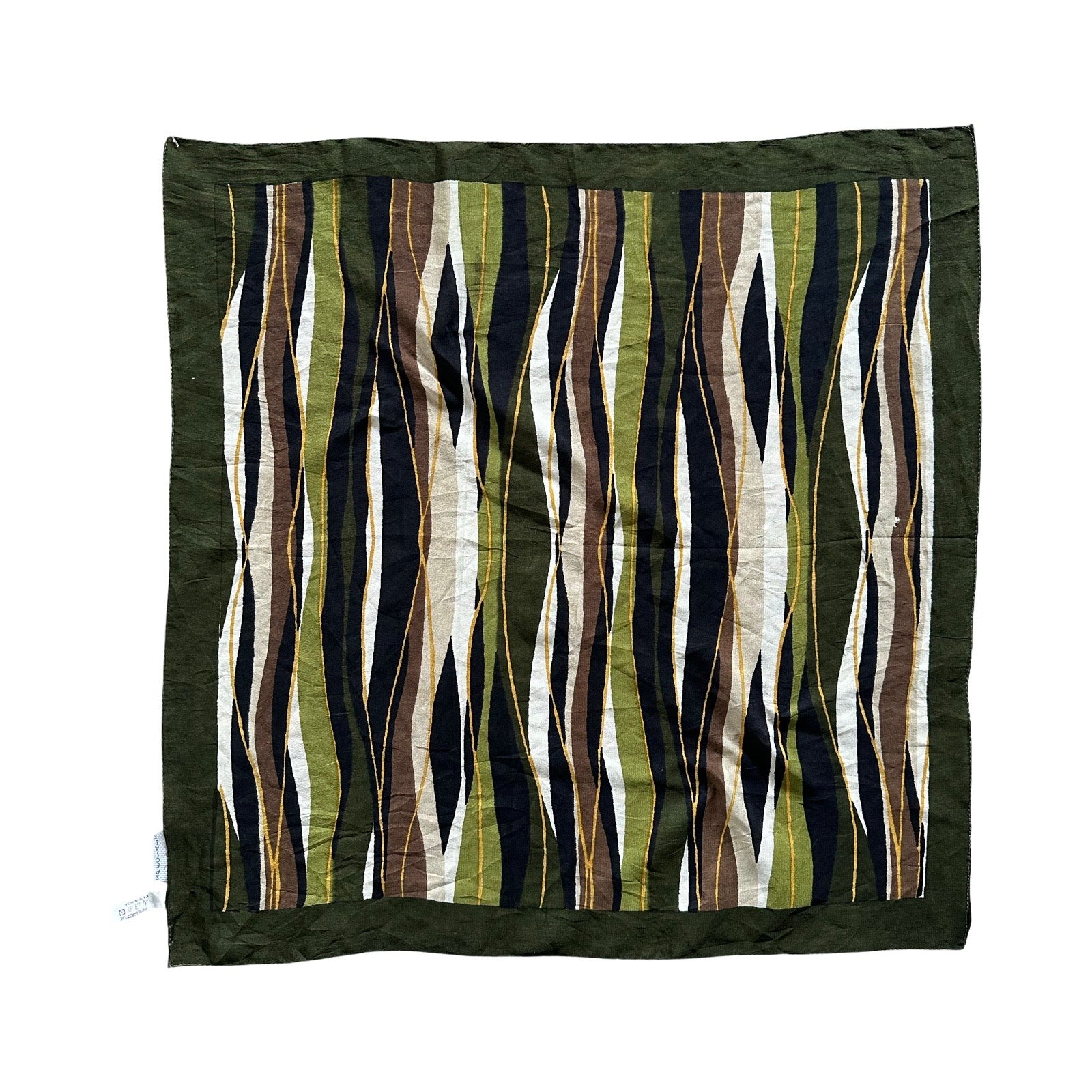 Green Striped Bandana