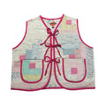 Pink Nursery XS Quilted Vest Rework