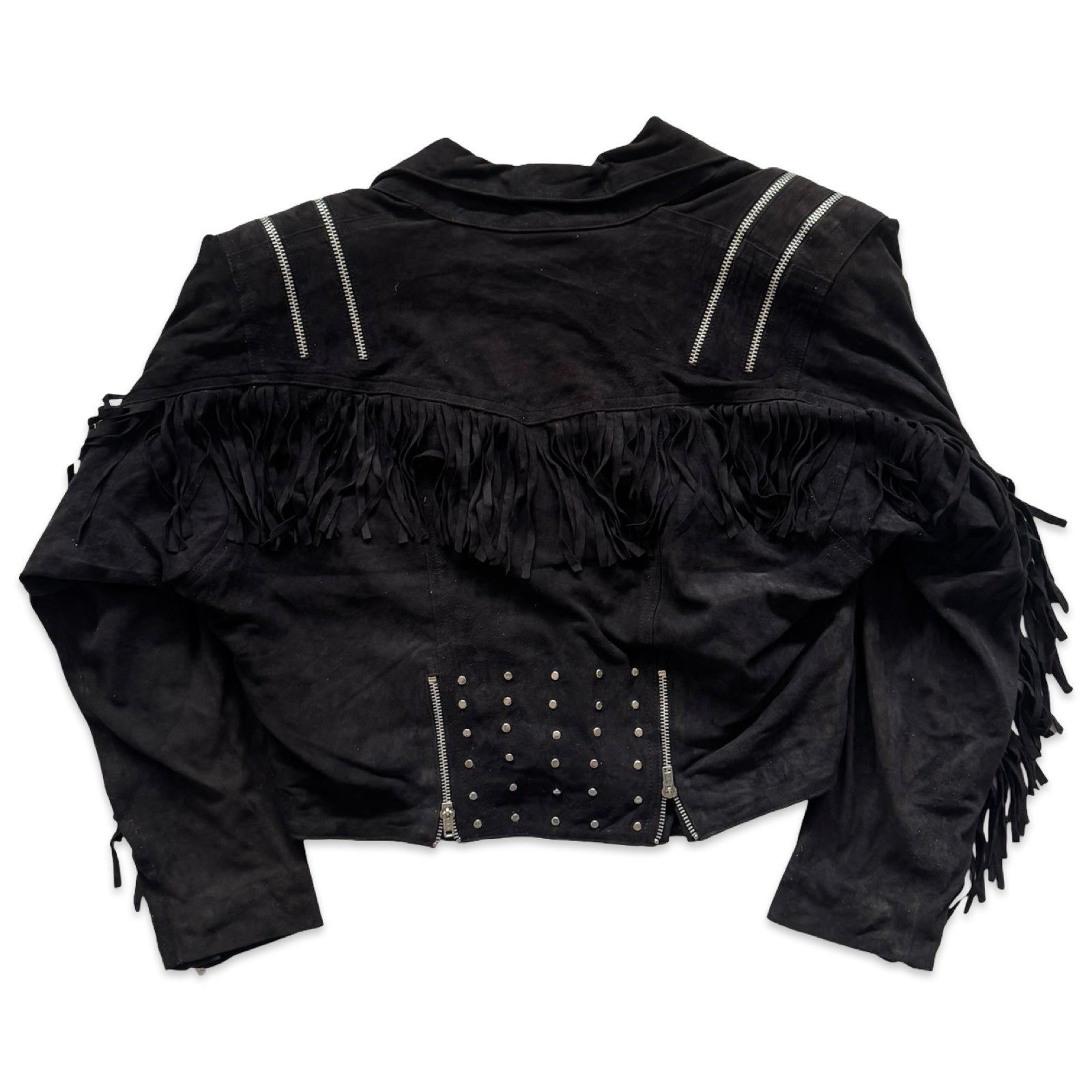 Wahyu Medium Suede Fringe Jacket