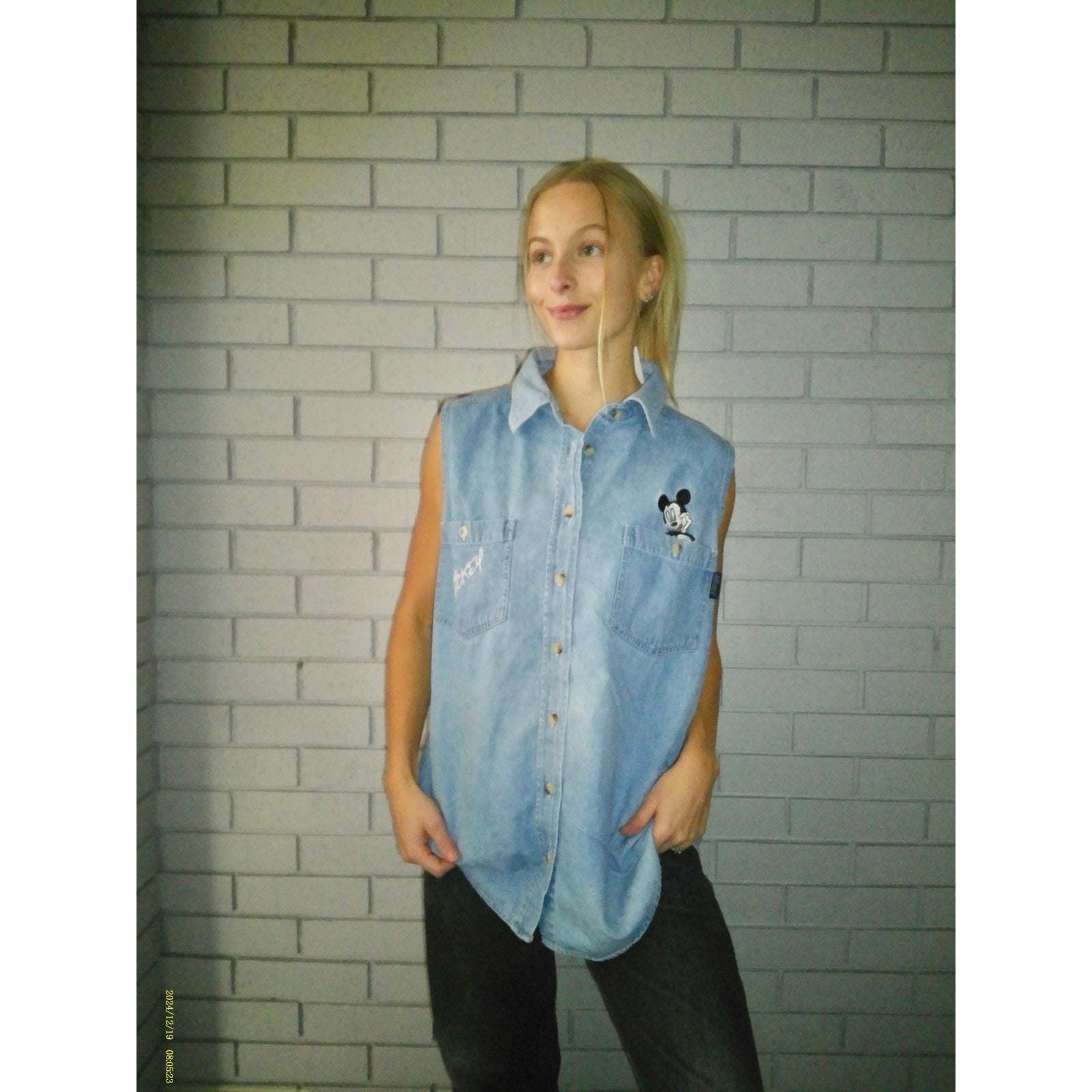 Mickey Unlimited Medium Denim Vest