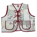 Spring Florals XL Quilted Vest Rework