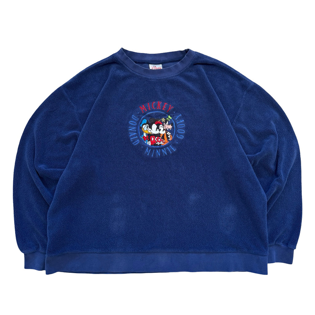 Mickey & Friends Large Embroidered Fleece