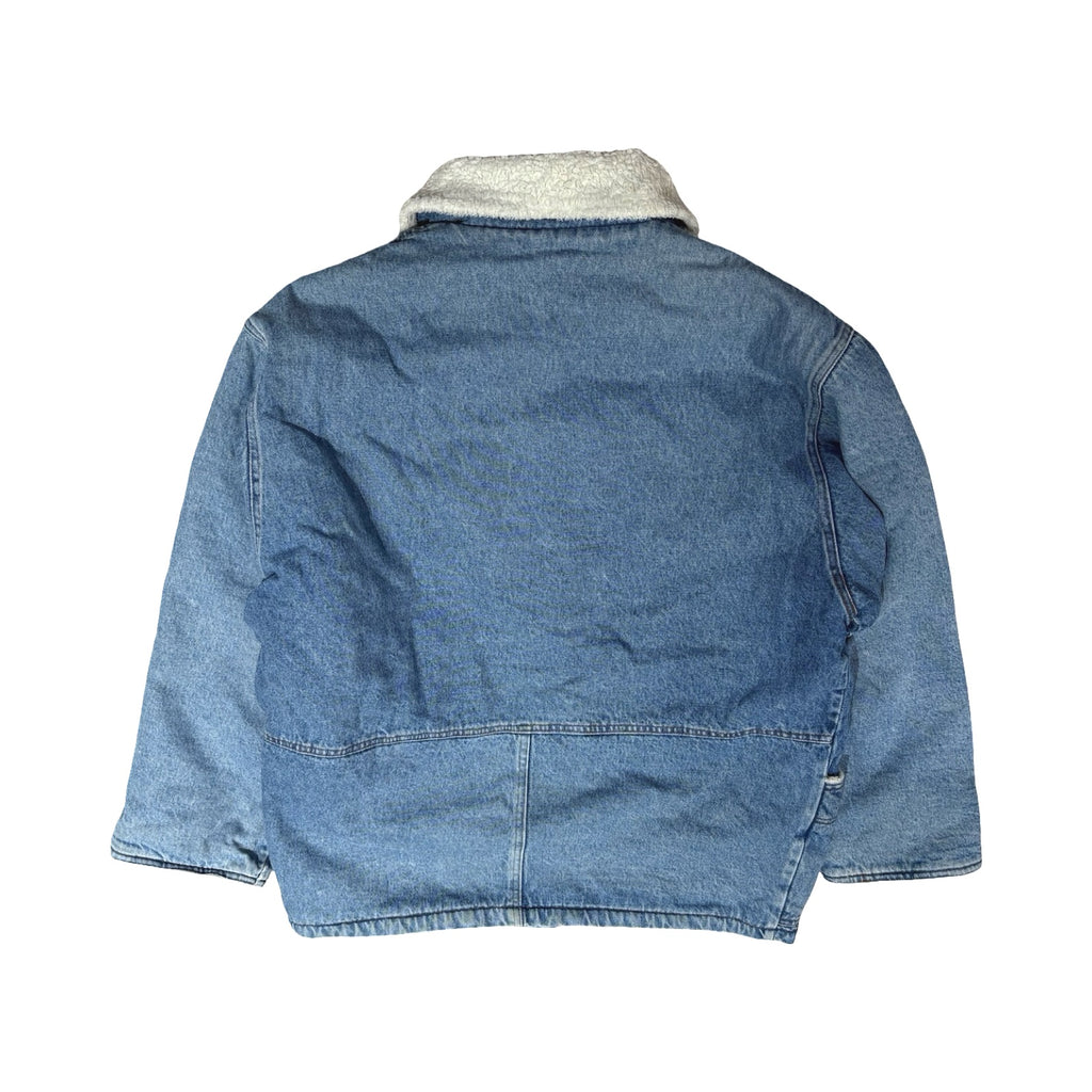 MASH Large Big & Tall Sherpa Lined Denim Jacket
