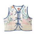 Flowering Arches Small Linen Tie Top Rework