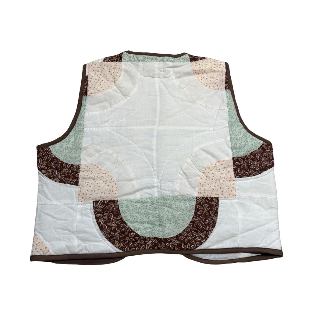 Soft Geometric Arches Quilted Vest Reworks