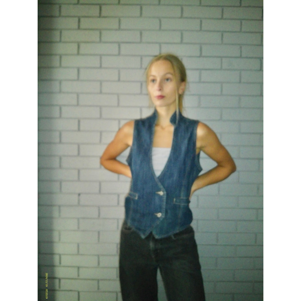 Long Chang Small Denim Vest