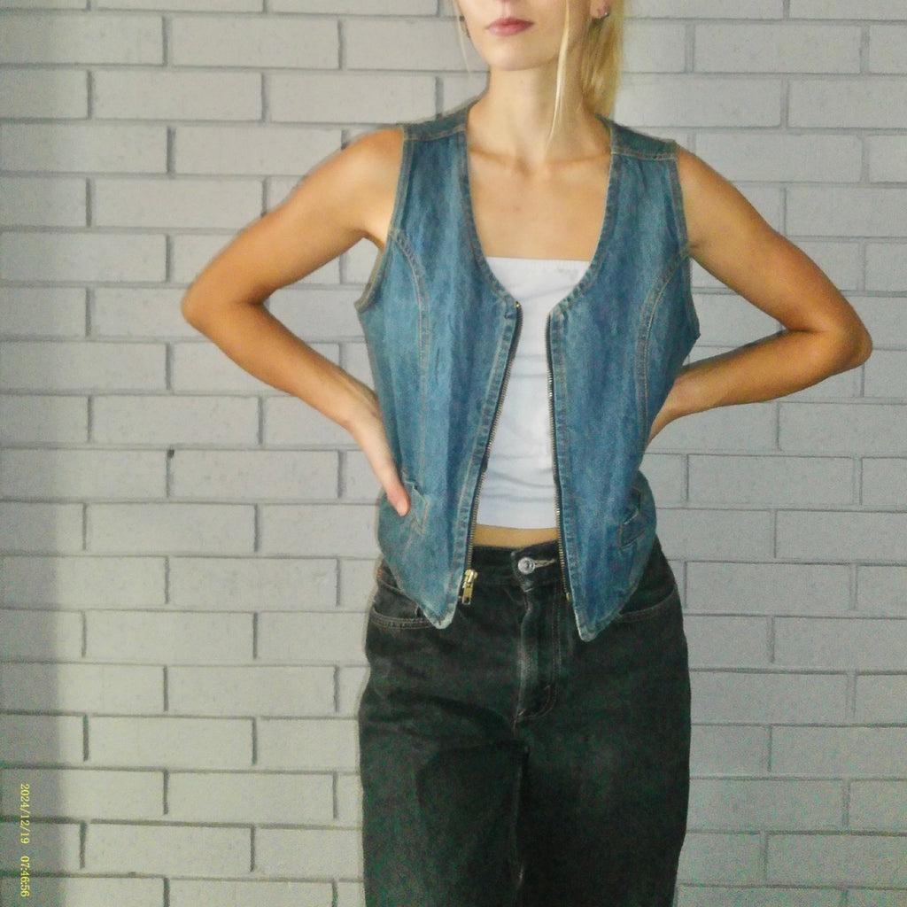Mickey Inc. Medium Denim Vest