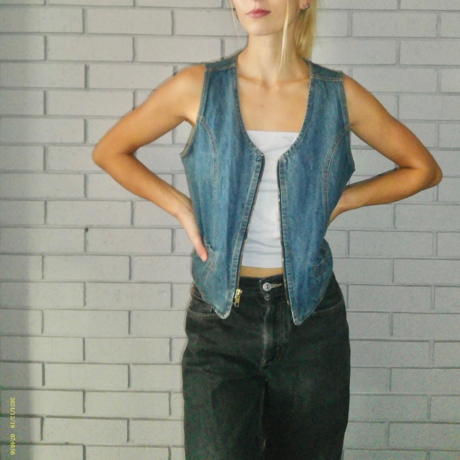 Mickey Inc. Medium Denim Vest
