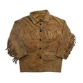 Real Leather Large Suede Fringe Jacket