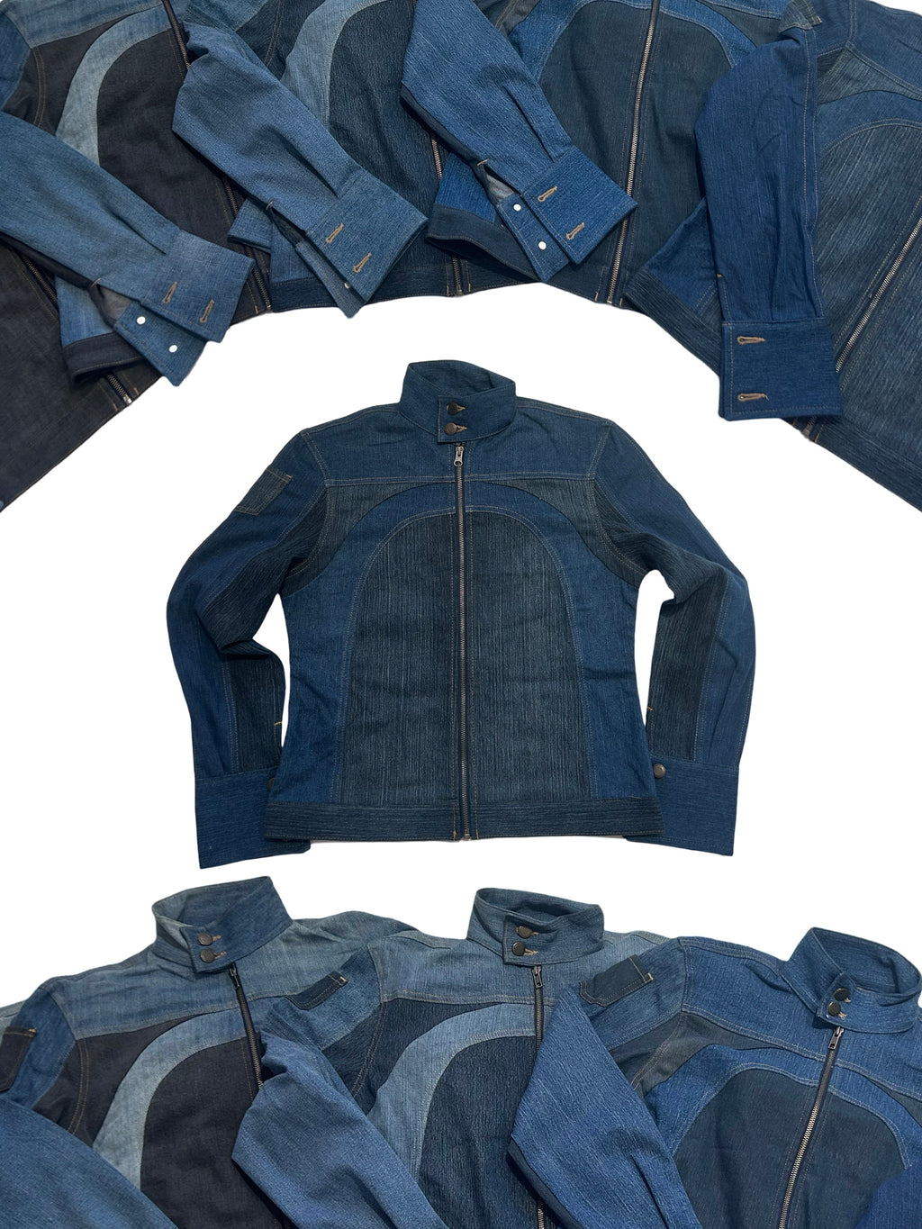 Denim Moto Jacket Women's Rework