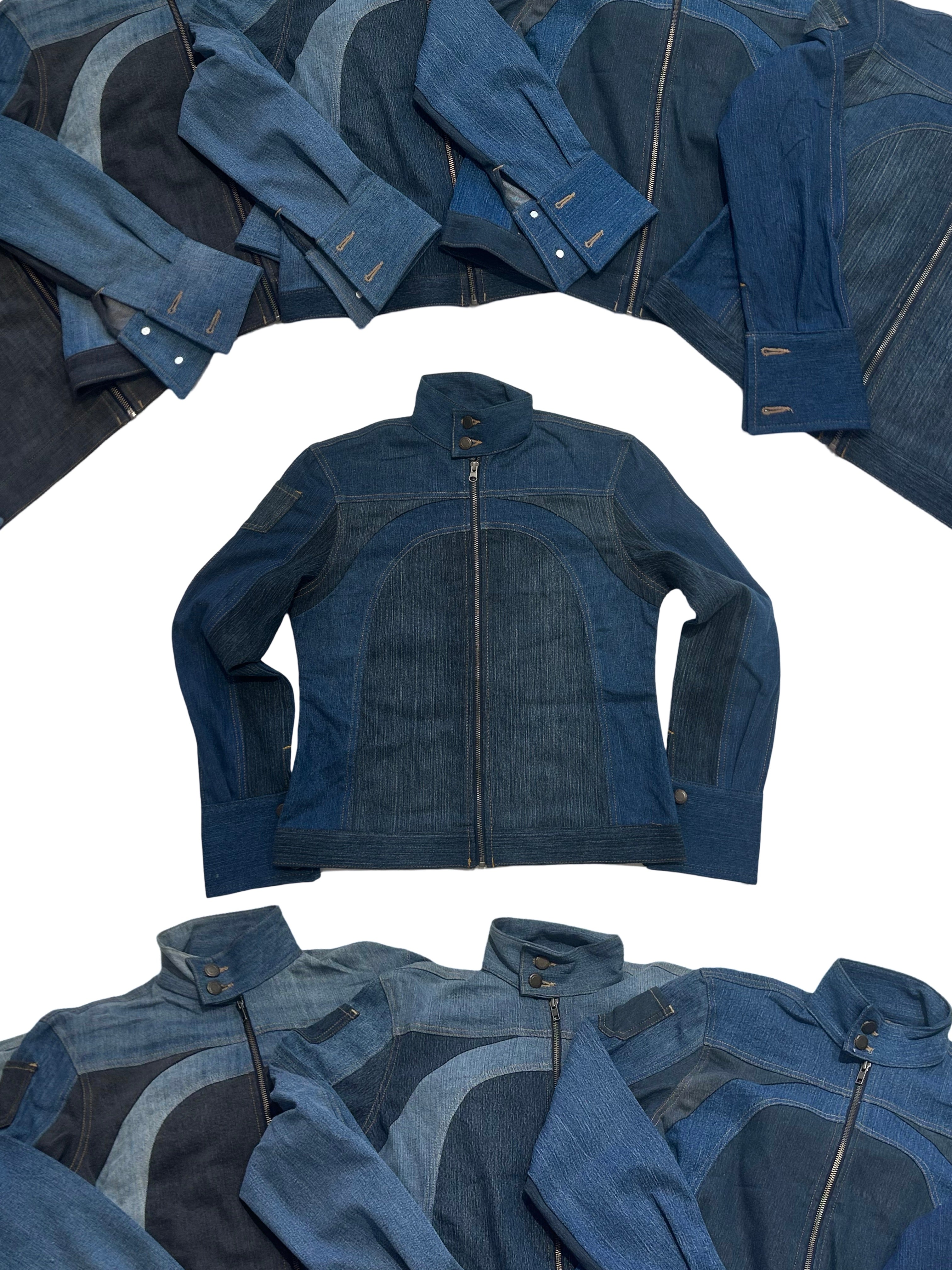 Denim Moto Jacket Women's Rework