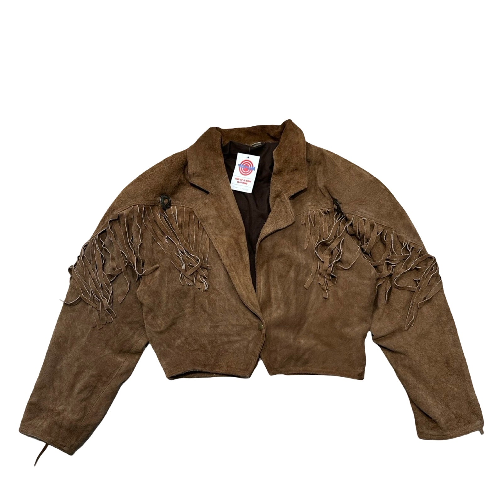 Brown Small Suede Fringe Jacket