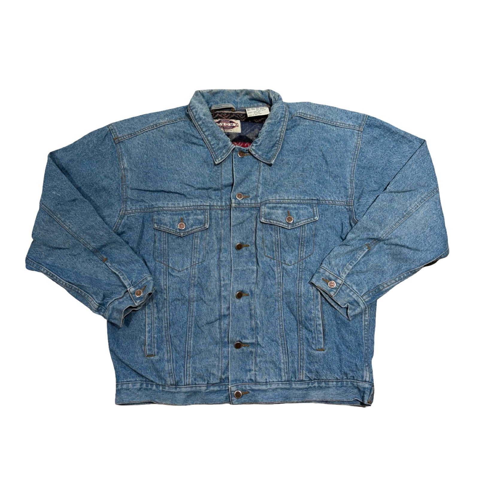 Genuine Sonoma Jean Company Large Denim Jacket