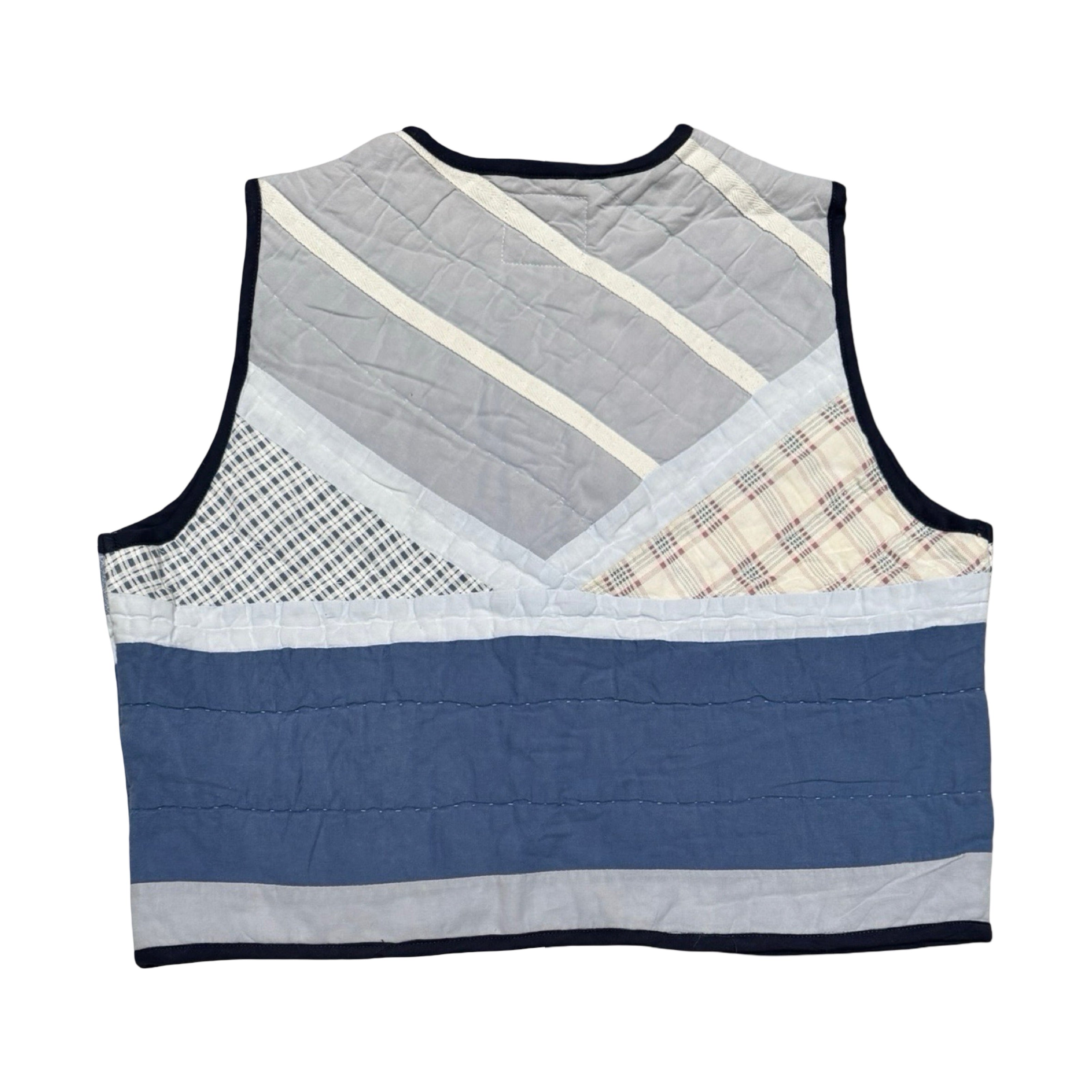 The Blues XS Quilted Vest Rework