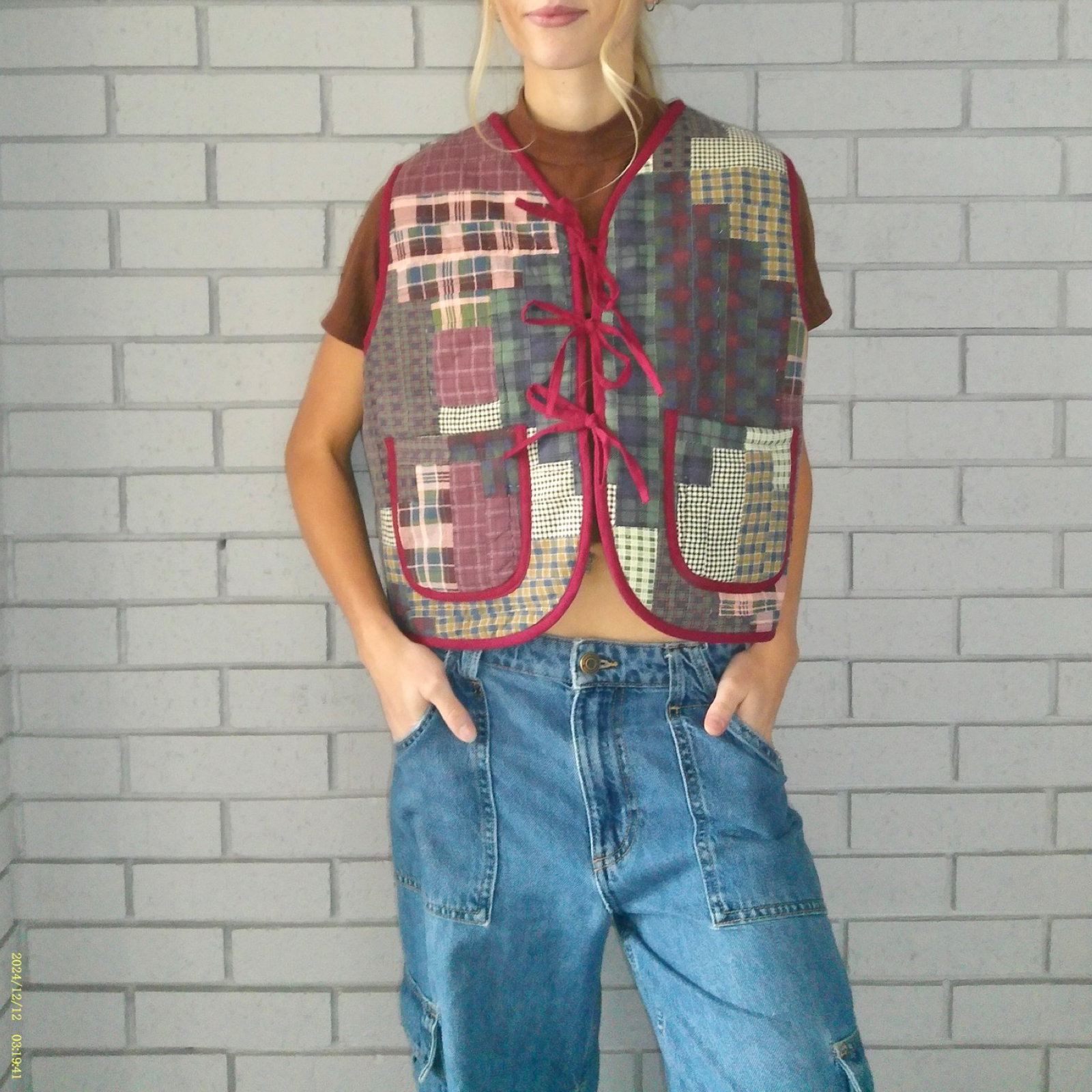70's Flannels Quilted Vest Reworks