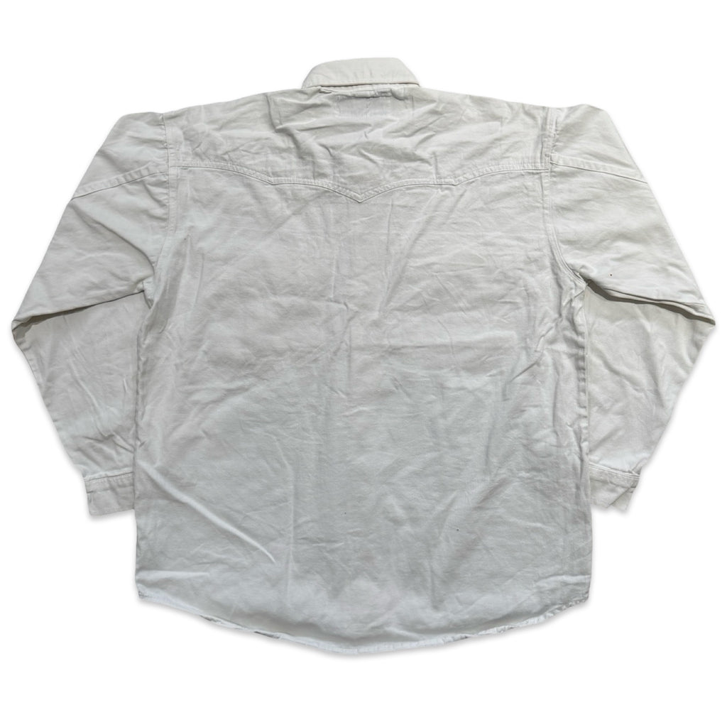 White Levi Strauss & Co Western Shirt
