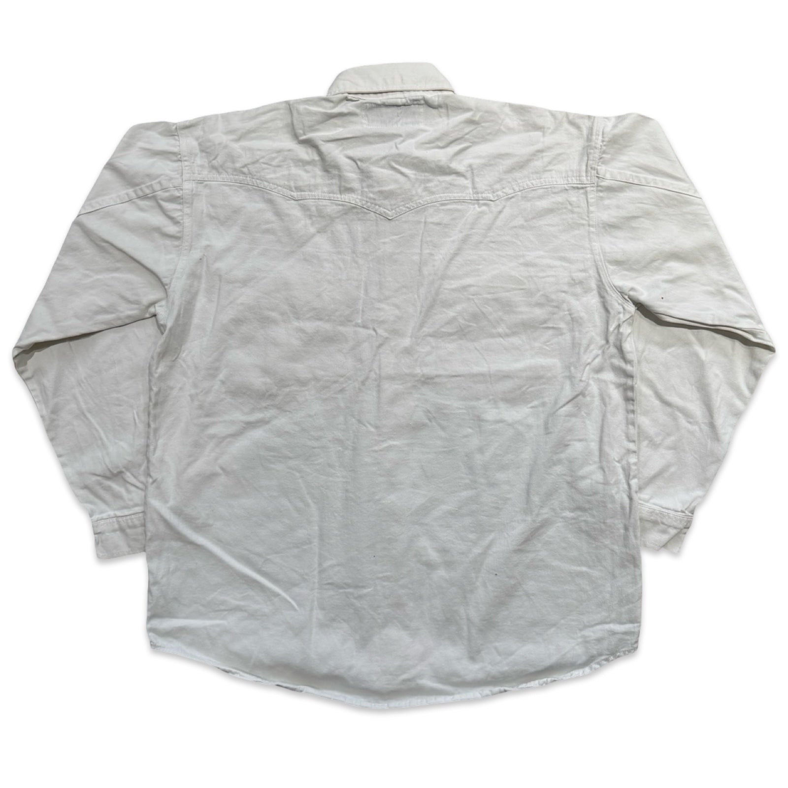 White Levi Strauss & Co Western Shirt