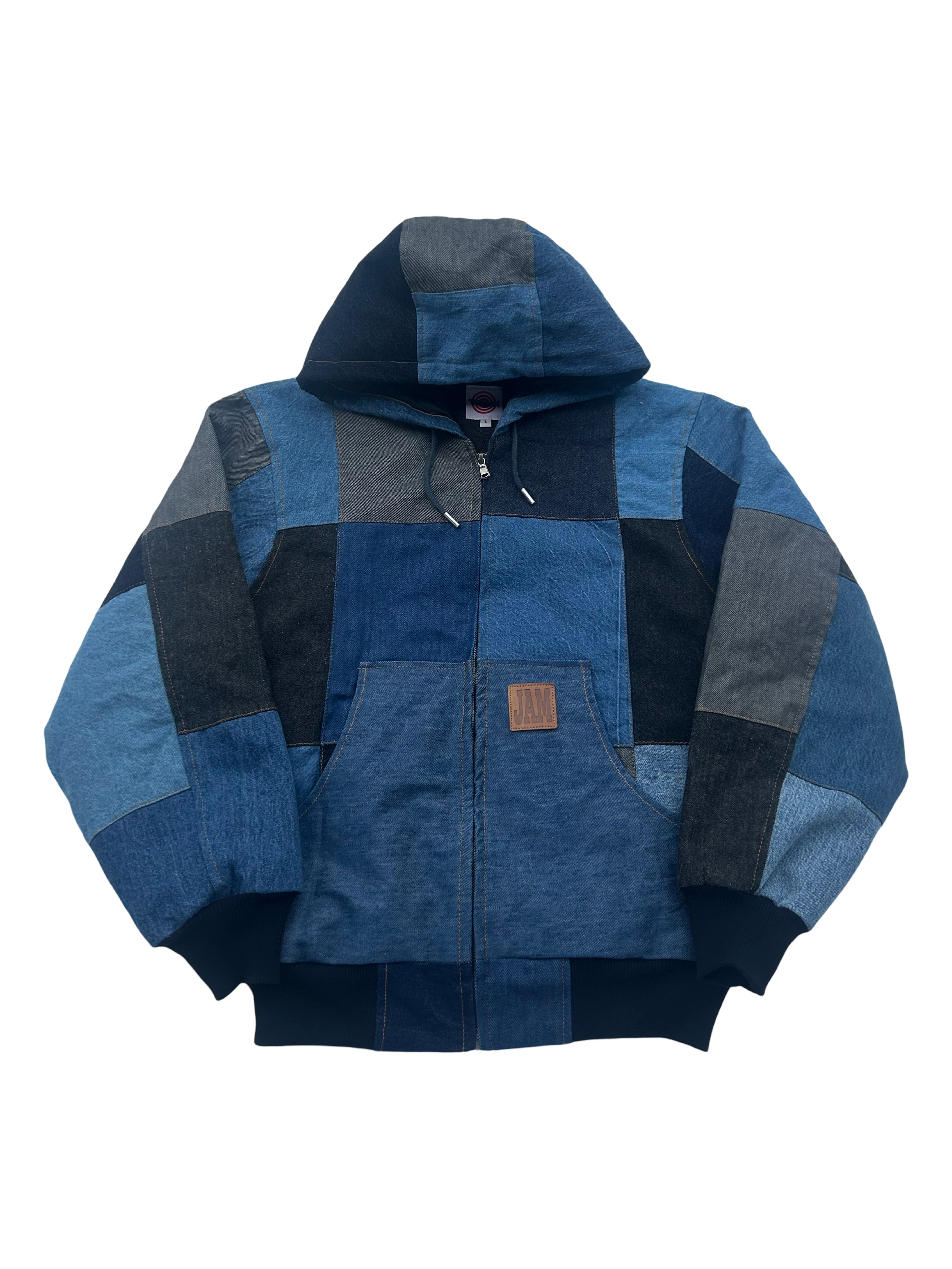 "THE JOAT” Denim Reworked Patchwork Coat