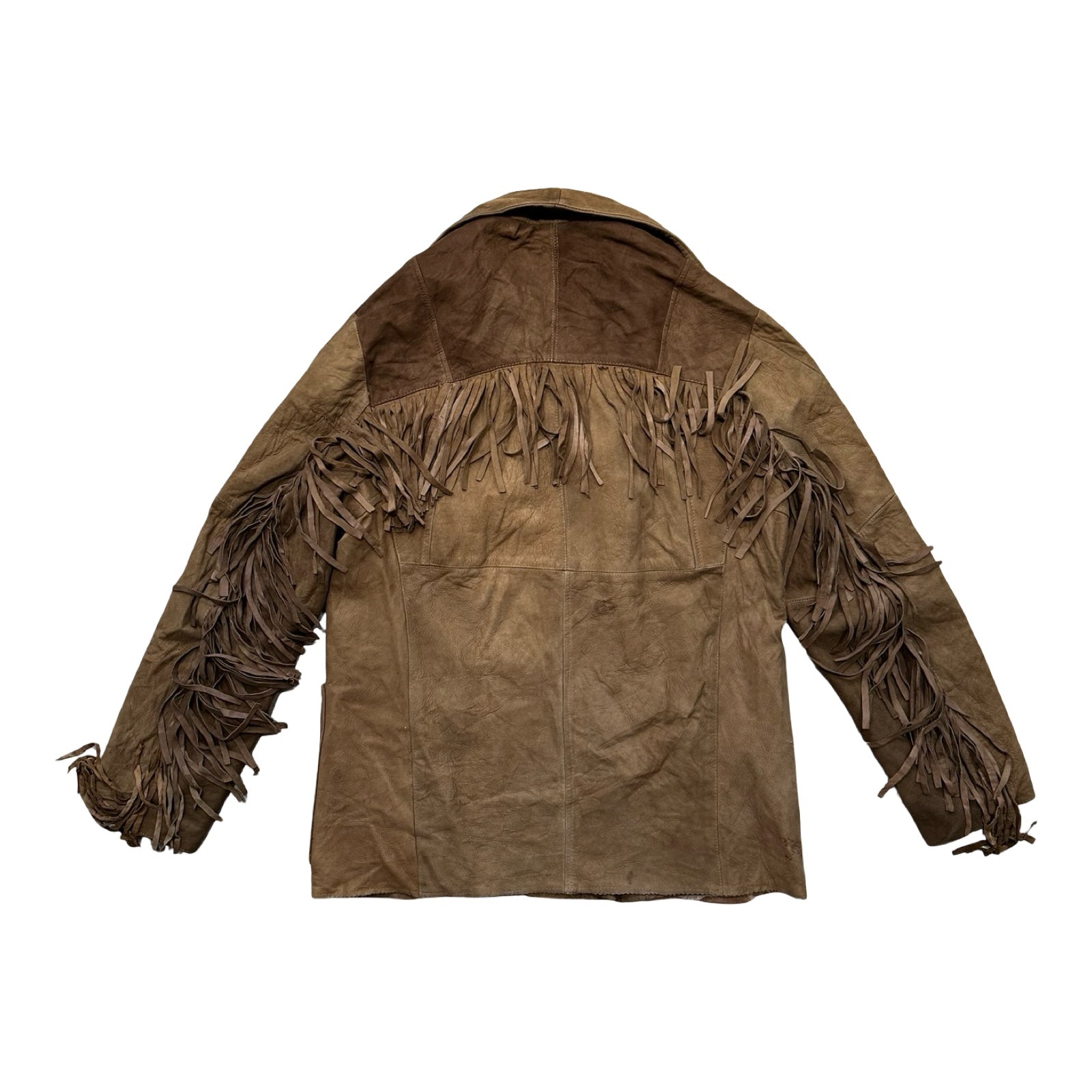 Brown Medium Suede Fringe Jacket