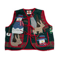 Holiday Landscape Quilted Vest Reworks