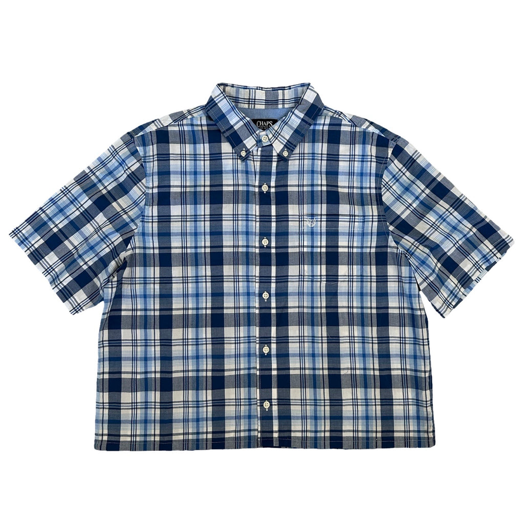 Boxy Waistline Cut Shirt - Cold Colorways