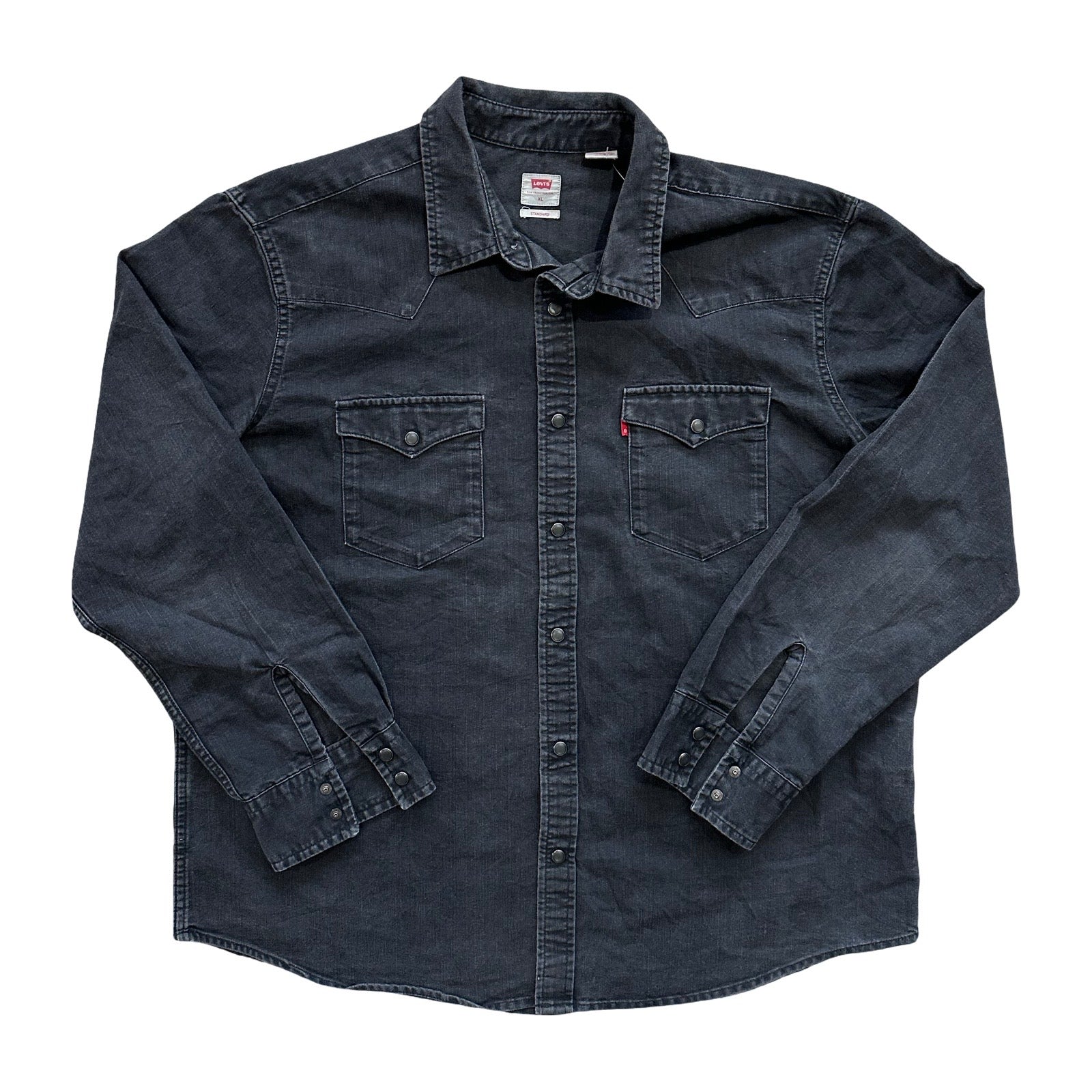 Black Levi Strauss & Co Western Shirt