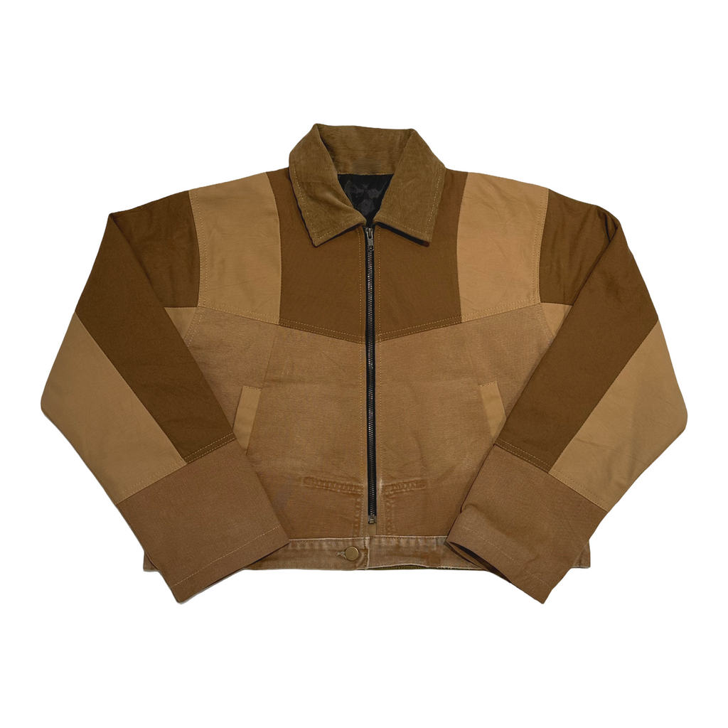 "THE CROP" Cropped Monochrome Patchwork Jackets