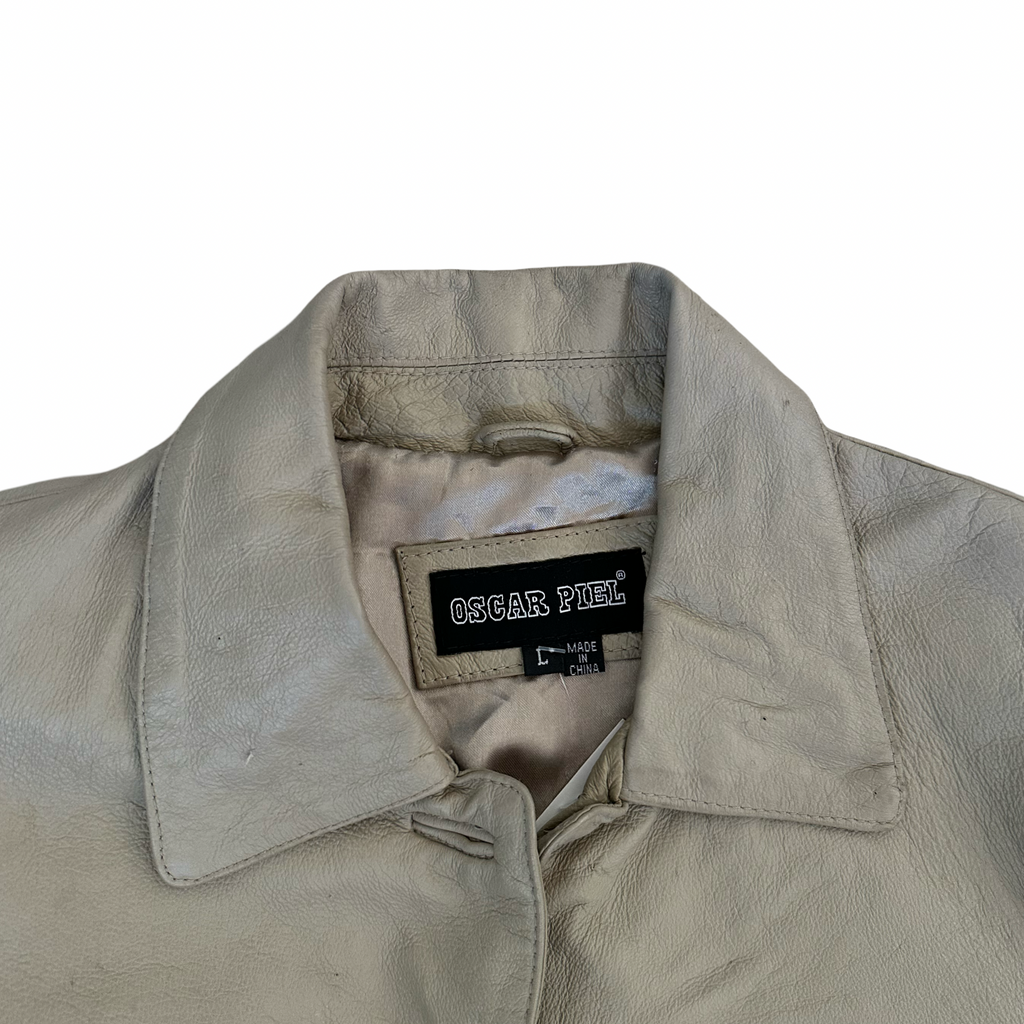 Oscar Piel Large Leather Jacket