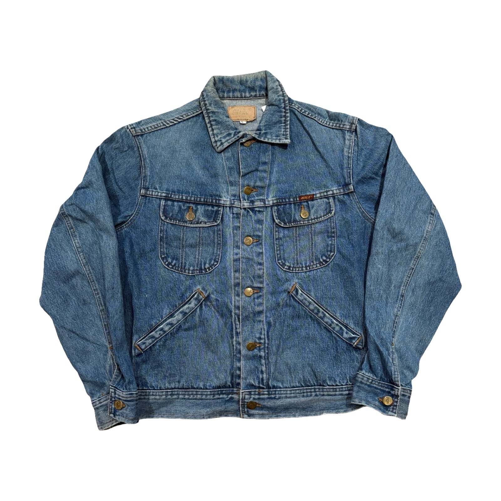 Rifle Trademark Large Denim Jacket