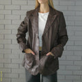 MetroStyle Large Leather Jacket