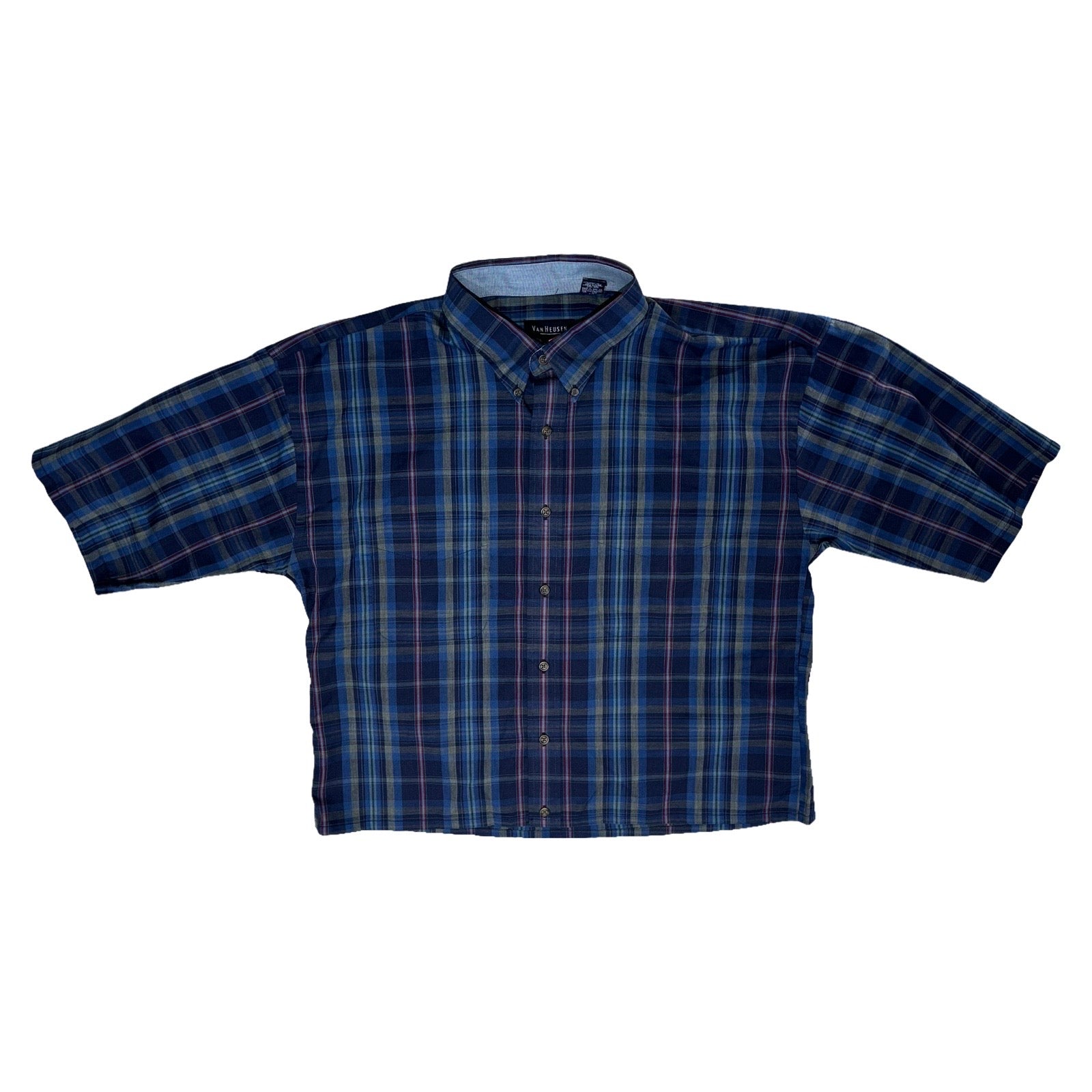 Boxy Waistline Cut Shirt - Cold Colorways