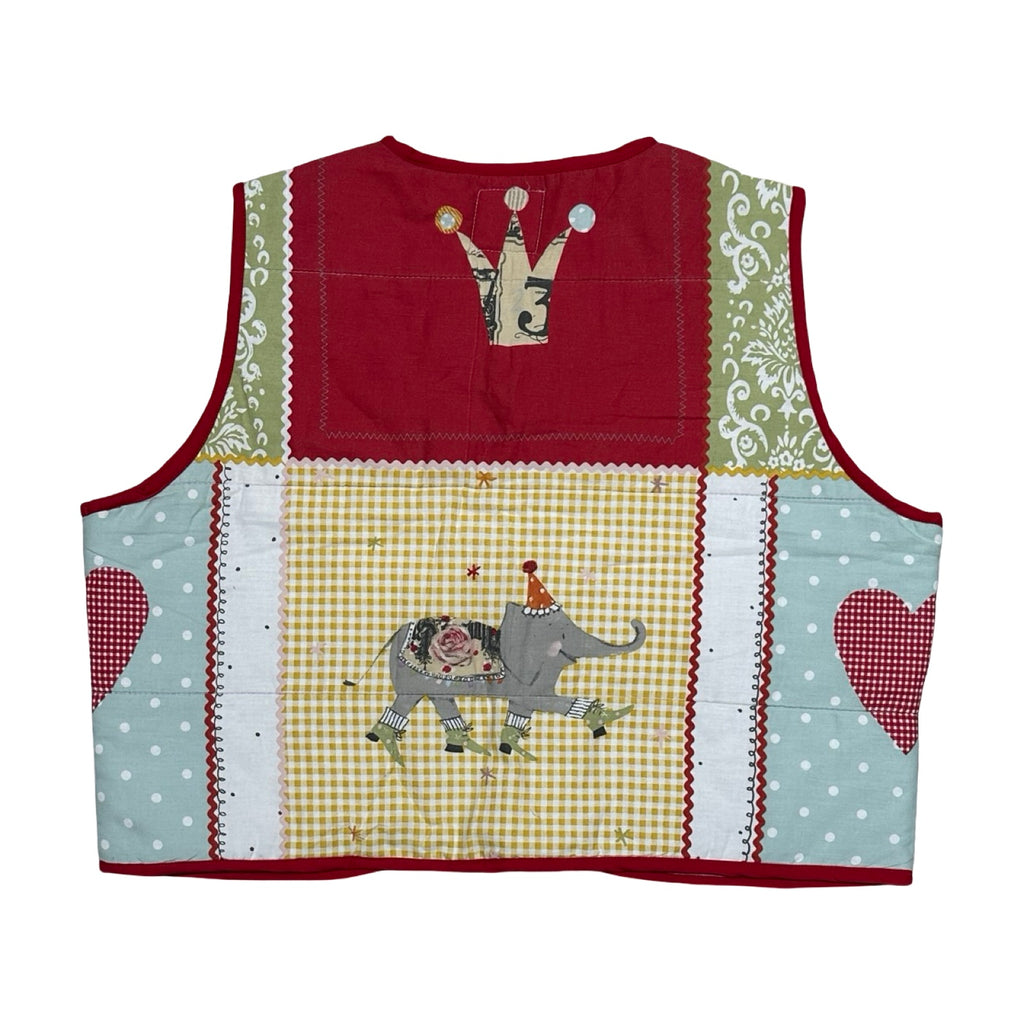 Storybook Large Quilted Vest Rework