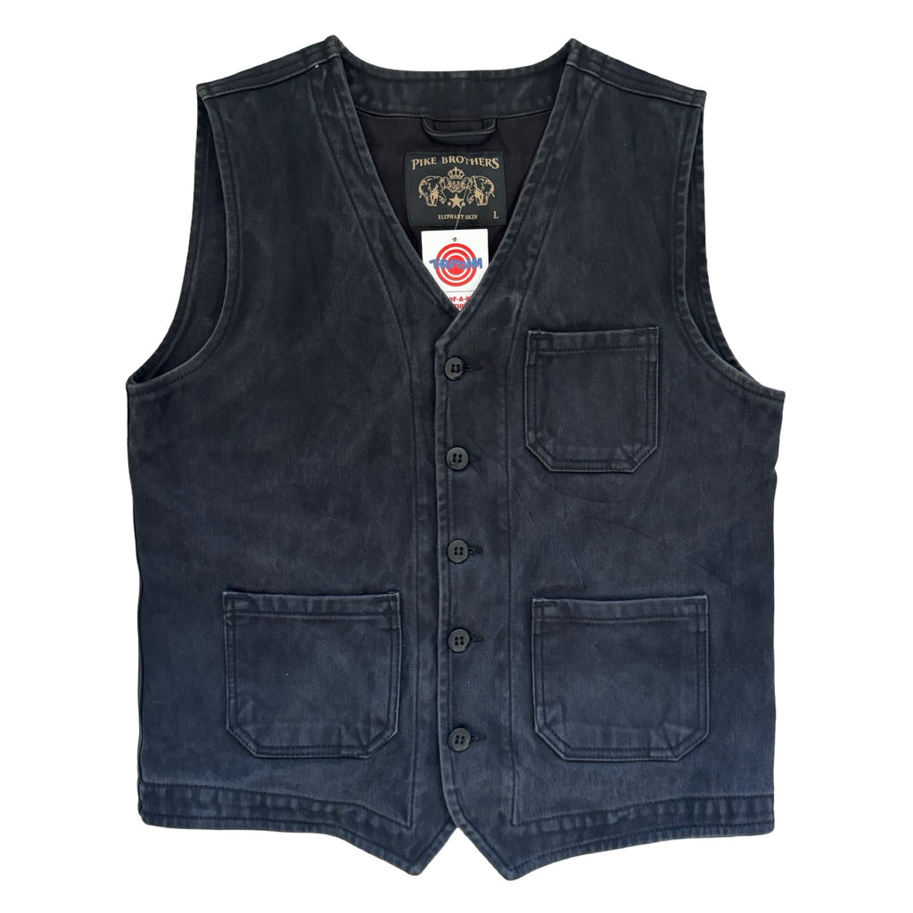Pike Brothers Large Denim Vest