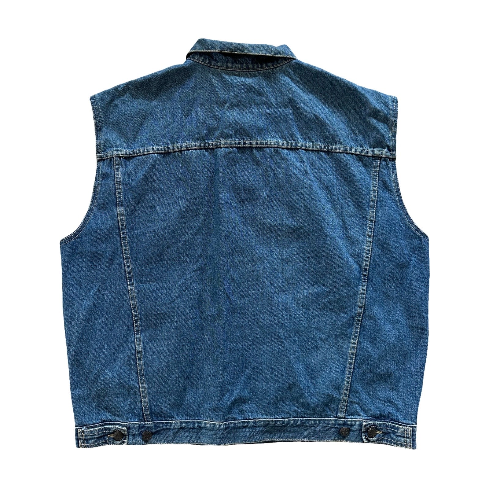 Boxy Cut 2XL Denim Vest