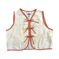 Honeycomb Large Linen Tie Top Rework